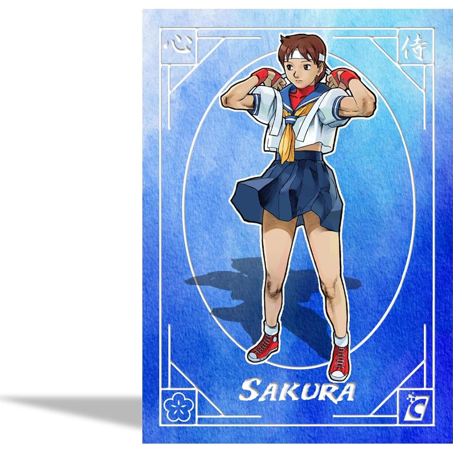 Caja de Colección de Cartas Intercambiables Street Fighter Alpha