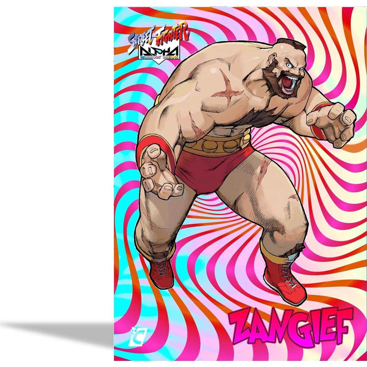 Caja de Colección de Cartas Intercambiables Street Fighter Alpha