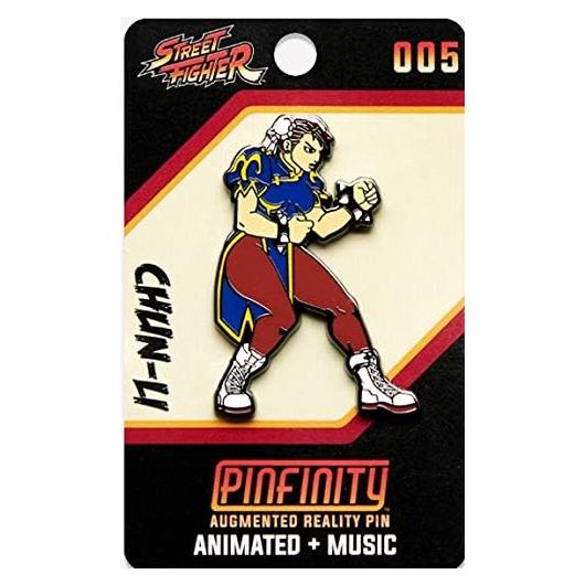 Pinfinity Pin de Realidad Aumentada Chun-Li Street Fighter