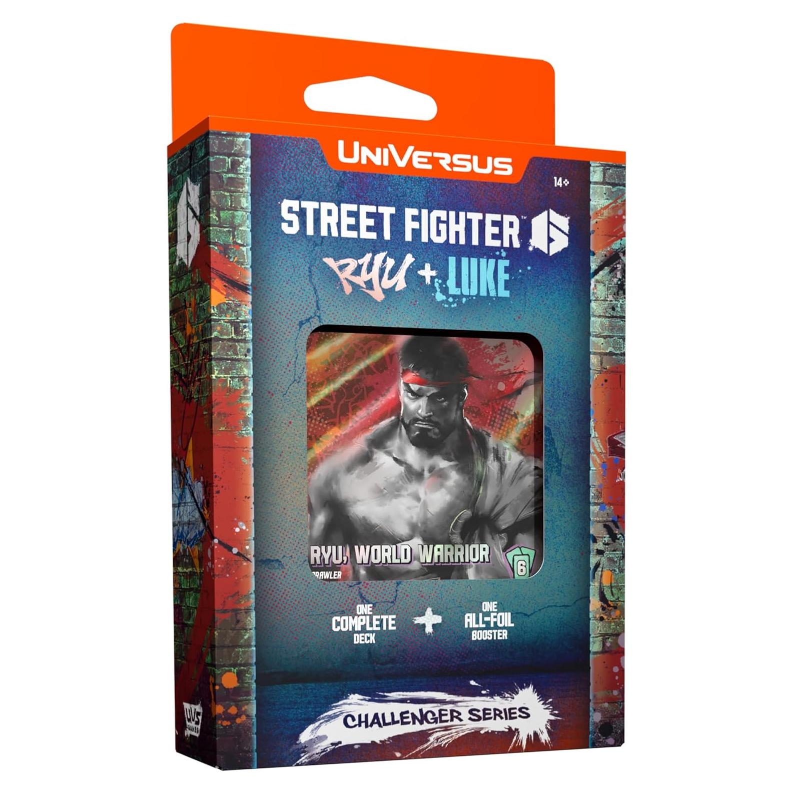 Mazo de Cartas UniVersus Street Fighter 6 Ryu y Luke