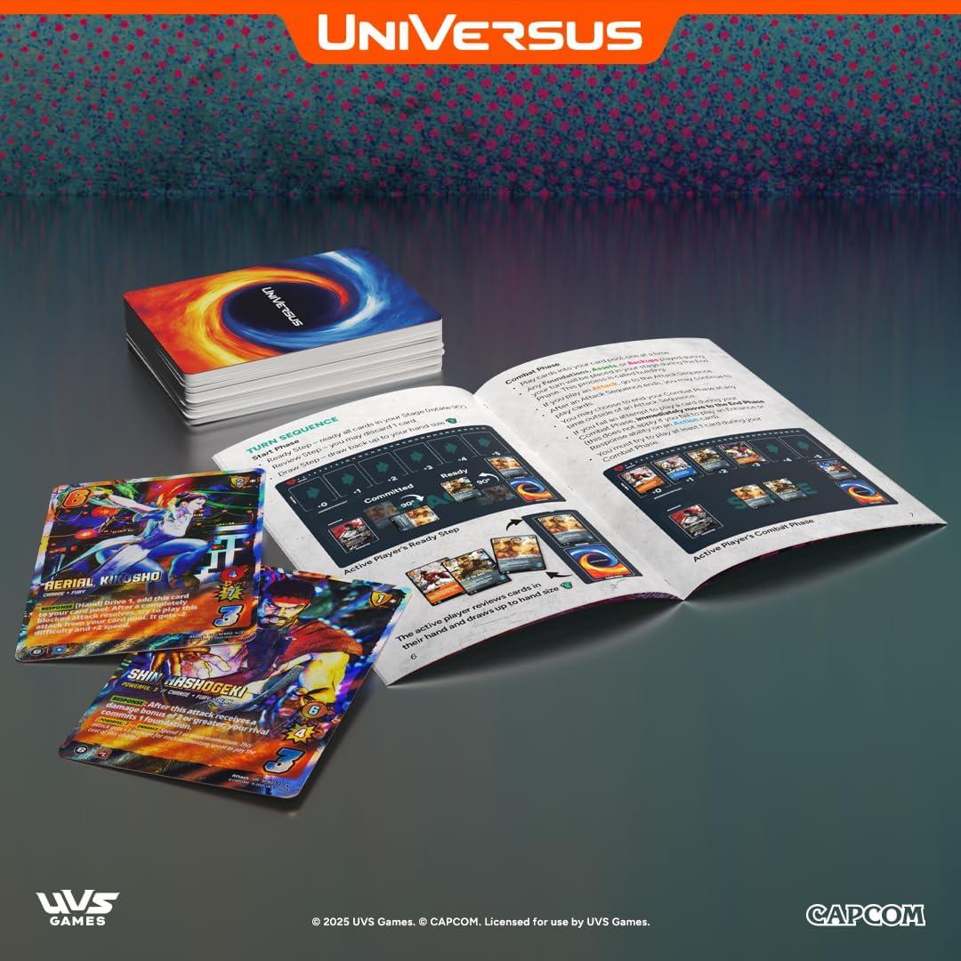 Mazo de Cartas UniVersus Street Fighter 6 Ryu y Luke