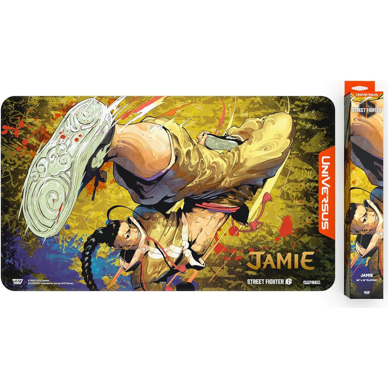 Tapete de Juego Neopreno UniVersus Street Fighter 6 Jamie 61x36cm