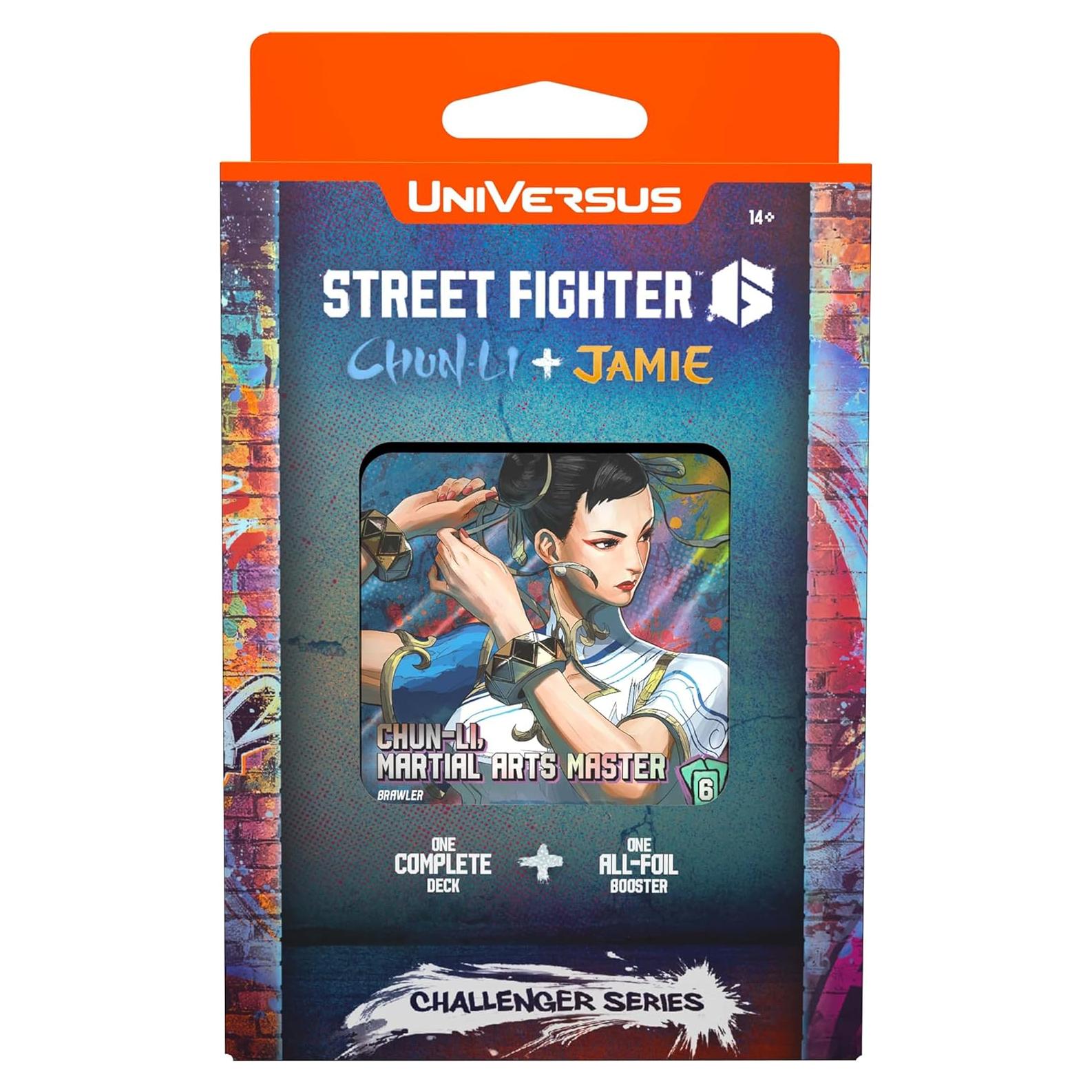 Juego de Cartas UniVersus Street Fighter 6 Chun-Li y Jamie