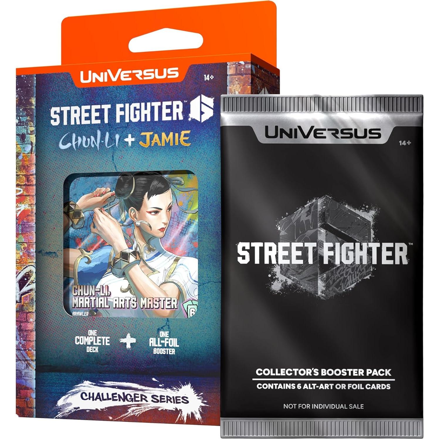 Juego de Cartas UniVersus Street Fighter 6 Chun-Li y Jamie