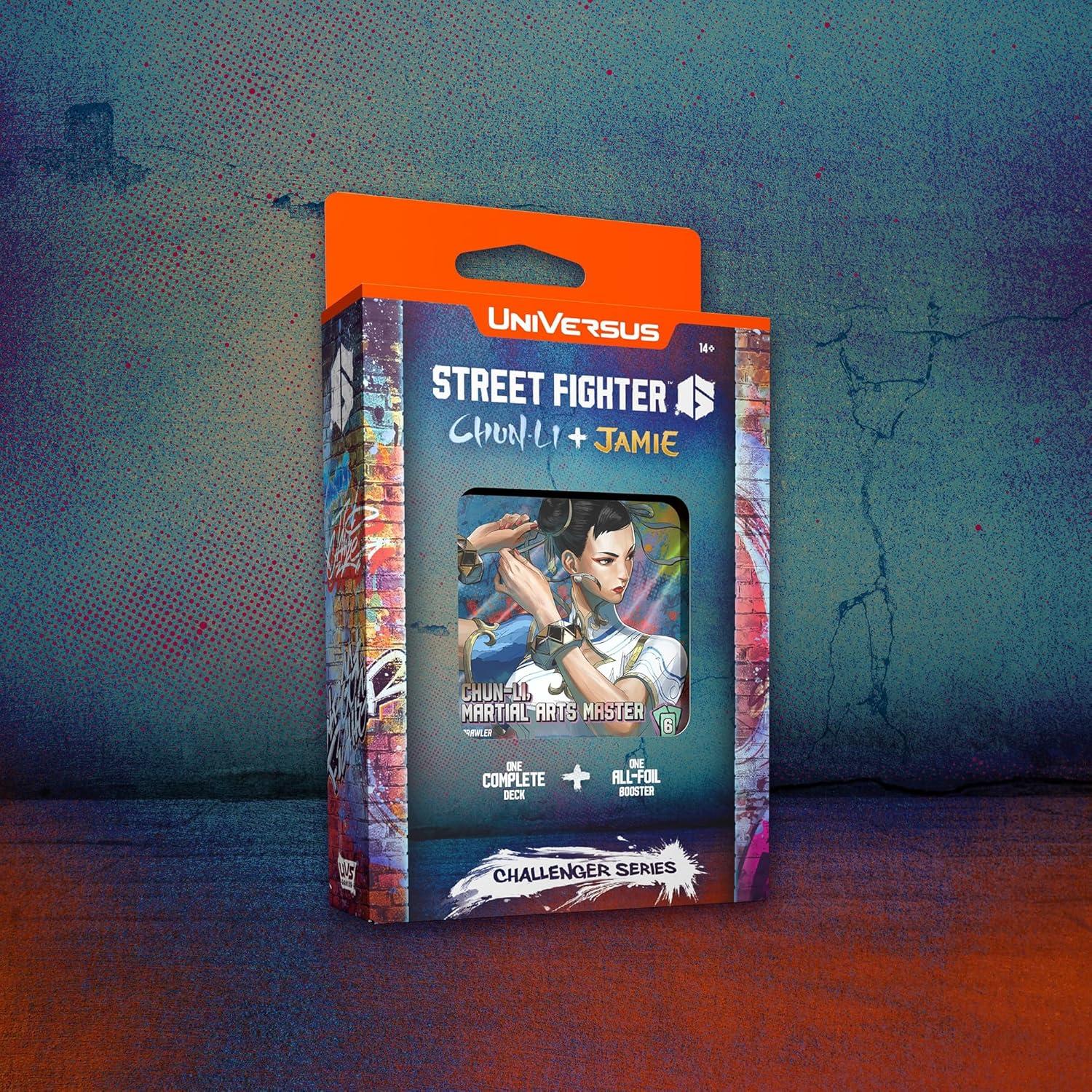 Juego de Cartas UniVersus Street Fighter 6 Chun-Li y Jamie