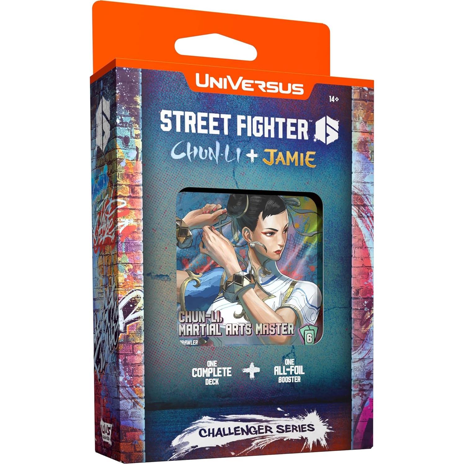 Juego de Cartas UniVersus Street Fighter 6 Chun-Li y Jamie