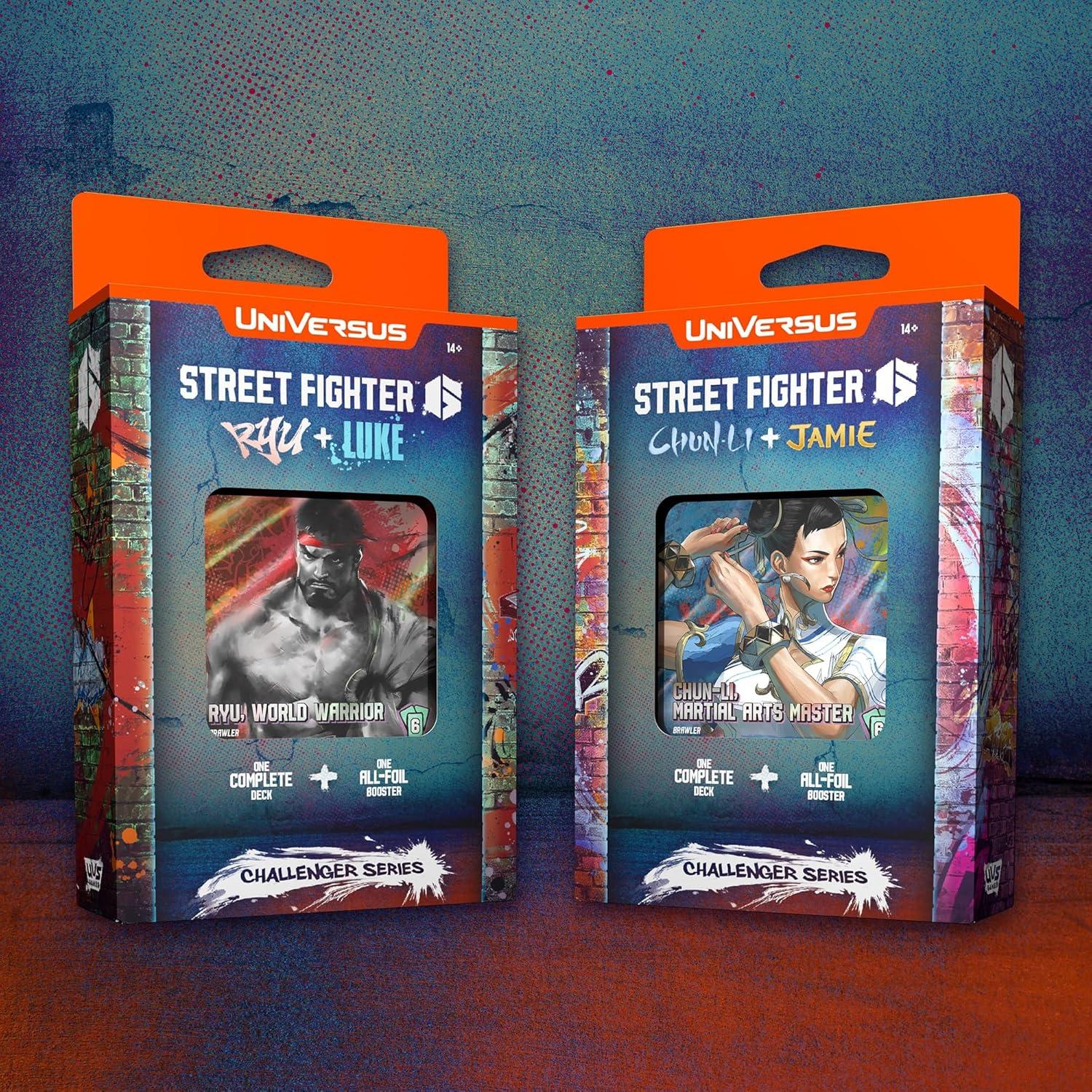 Juego de Cartas UniVersus Street Fighter 6 Chun-Li y Jamie