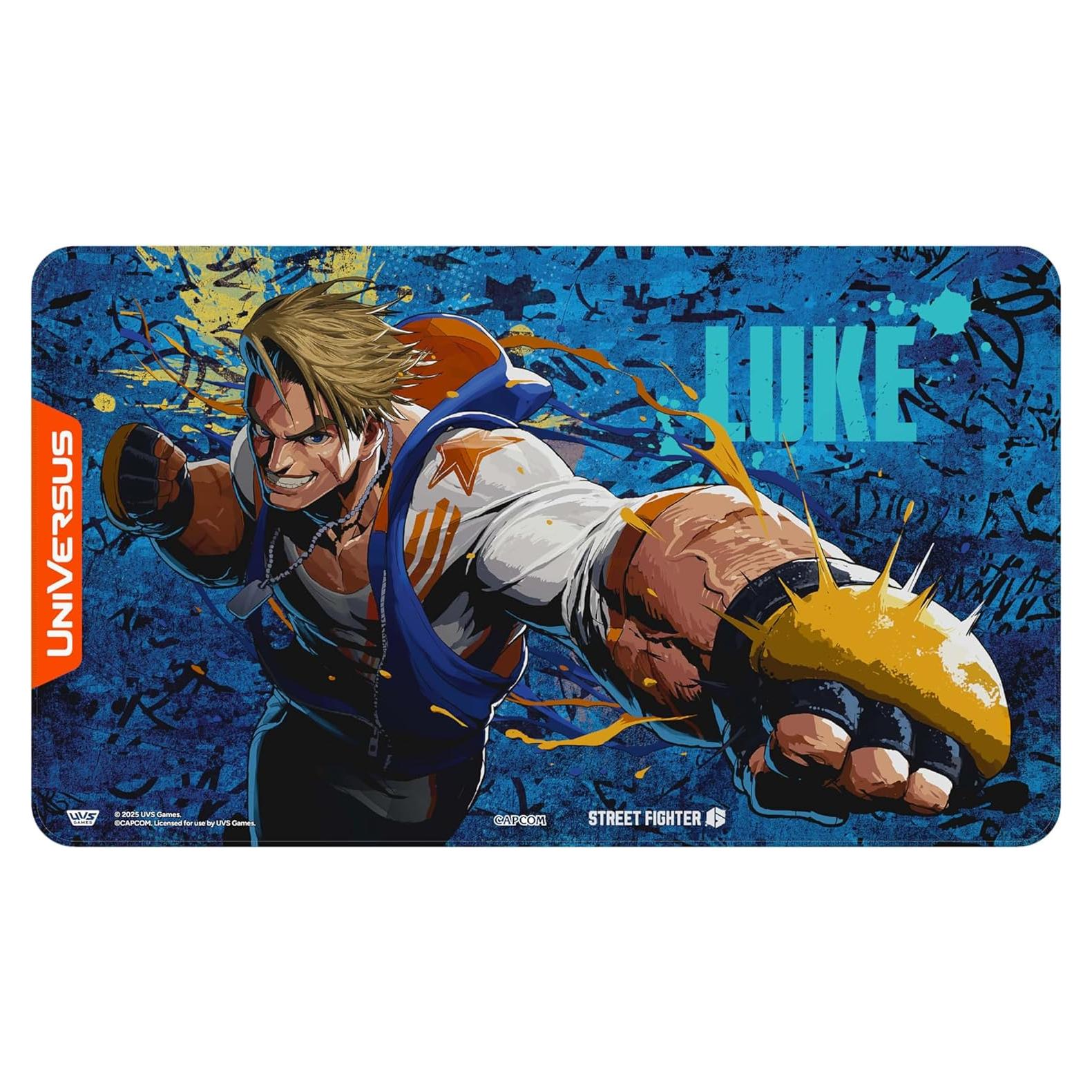 Tapete de Juego Neopreno UniVersus Street Fighter 6 Luke 61x36cm