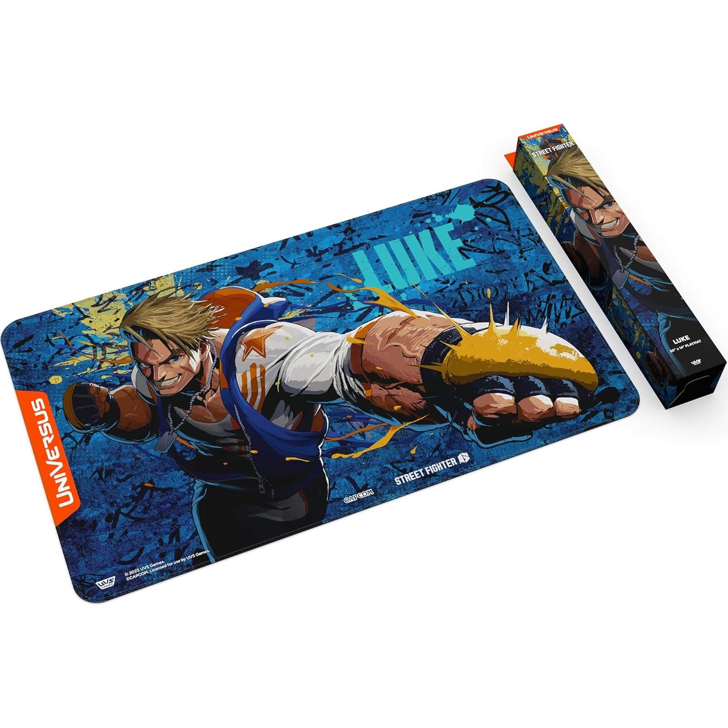 Tapete de Juego Neopreno UniVersus Street Fighter 6 Luke 61x36cm