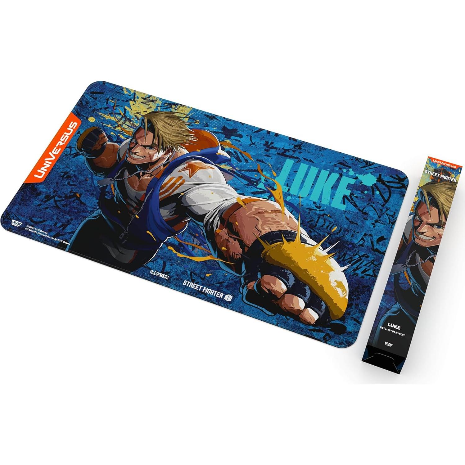 Tapete de Juego Neopreno UniVersus Street Fighter 6 Luke 61x36cm