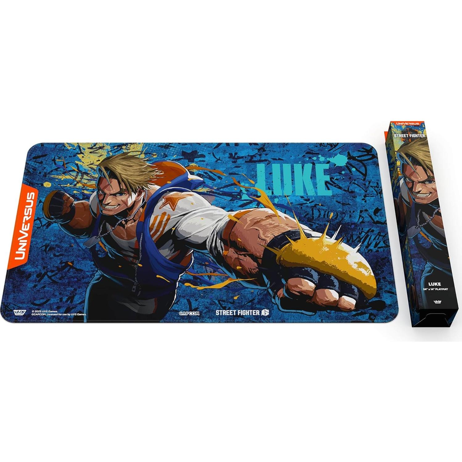 Tapete de Juego Neopreno UniVersus Street Fighter 6 Luke 61x36cm