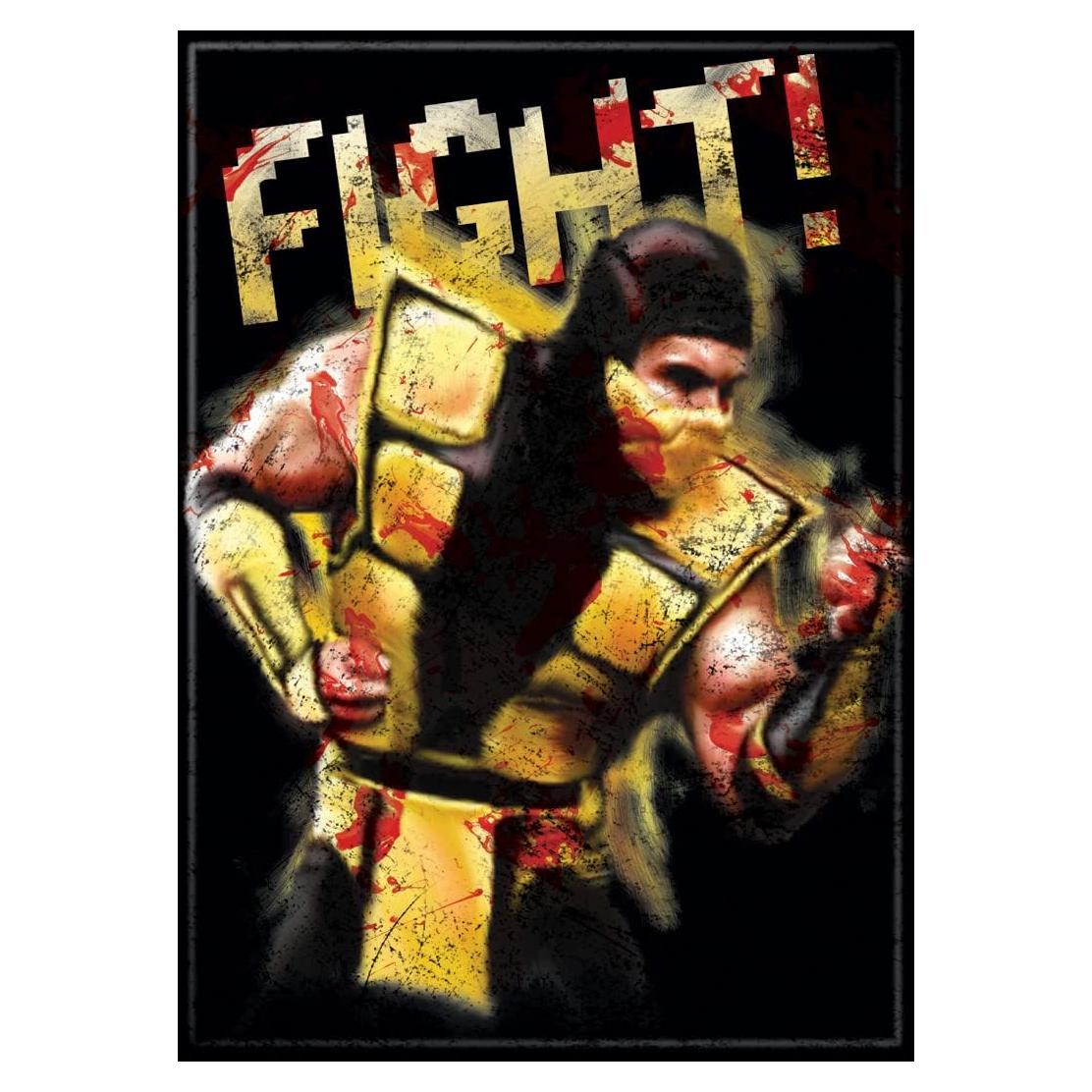 Imán Clásico Ata-Boy Mortal Kombat Scorpion 6.35x8.89 cm