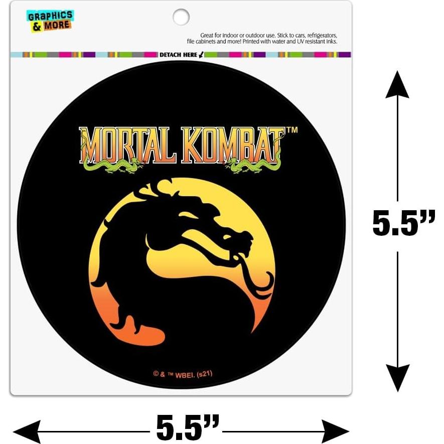 Imán Mortal Kombat Klassic 14cm Vinilo Multicolor