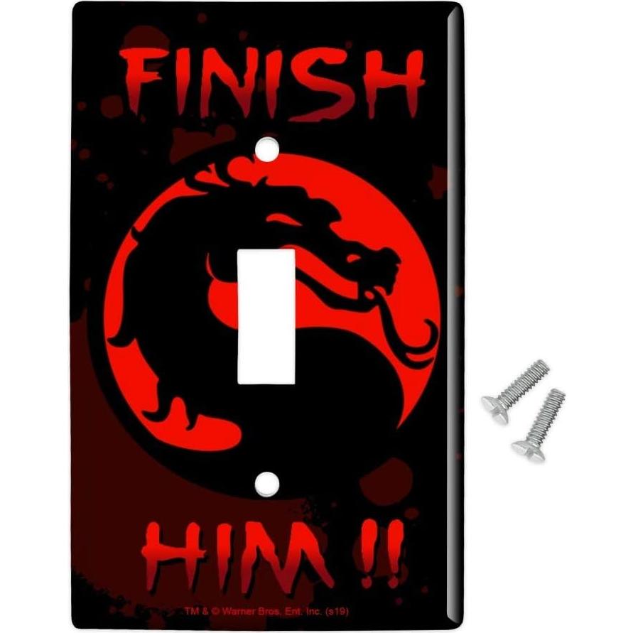 Placa de Luz de Interruptor de Pared GRAPHICS & MORE Mortal Kombat
