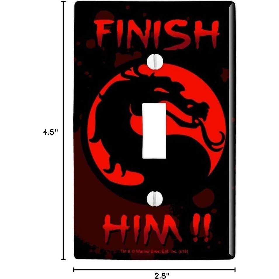 Placa de Luz de Interruptor de Pared GRAPHICS & MORE Mortal Kombat