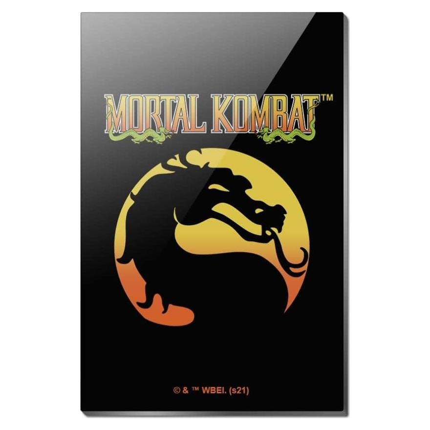 Imán de Refrigerador Acrílico Mortal Kombat Klassic 7.6x5.1cm