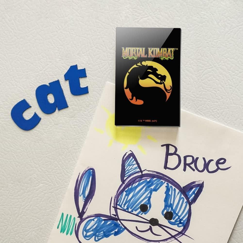 Imán de Refrigerador Acrílico Mortal Kombat Klassic 7.6x5.1cm