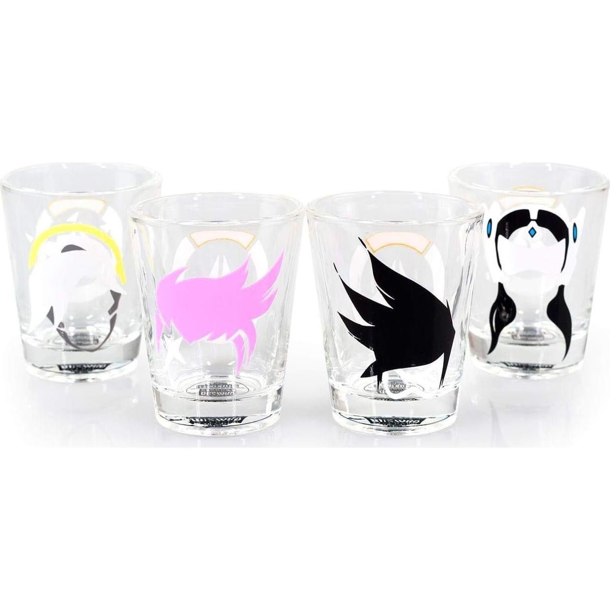 Set de 4 Vasos de Disparo Overwatch Just Funky 59 ml