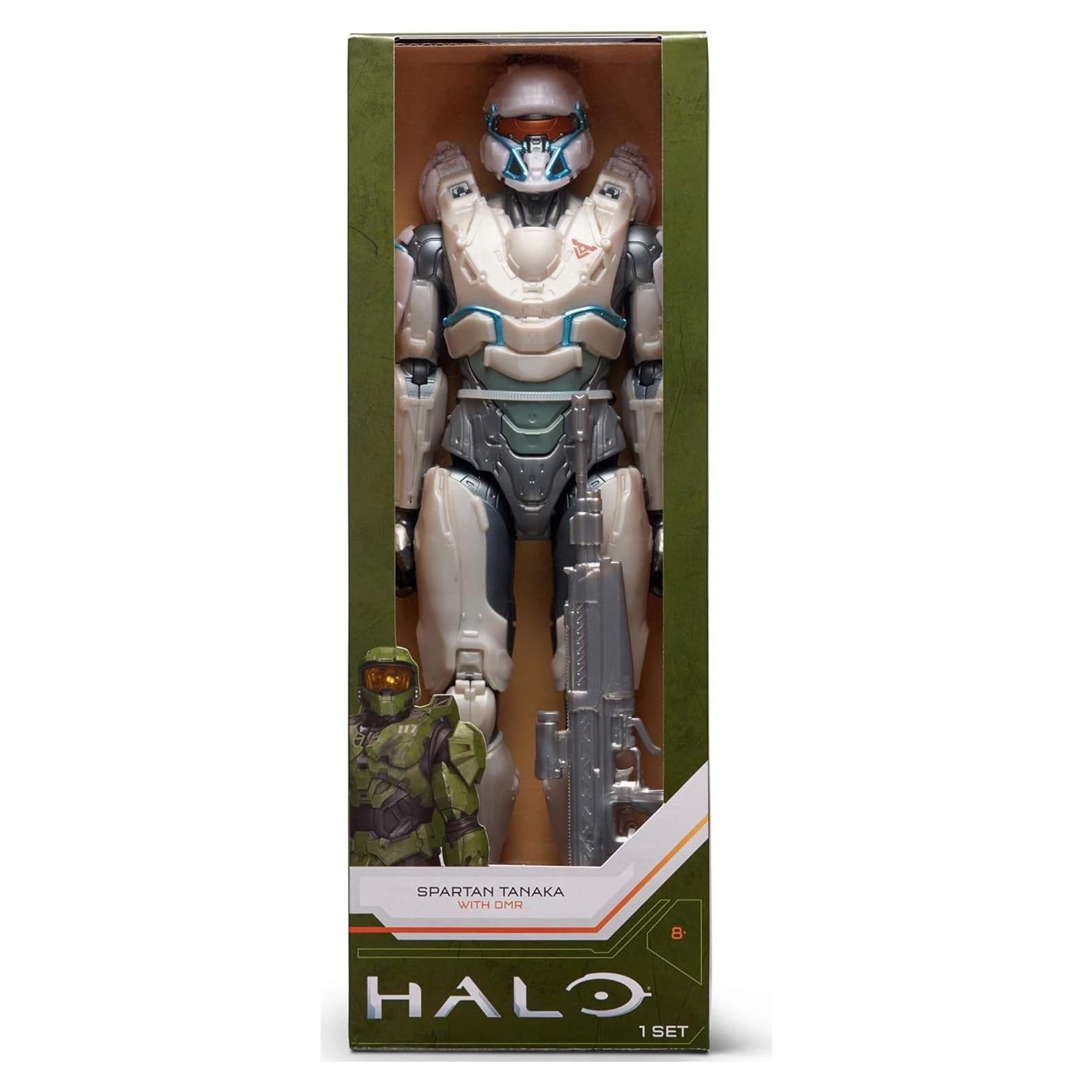 Figura articulada Halo 30 cm Spartan Tanaka con DMR