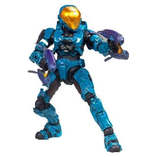 Figura de Acción McFarlane Halo 3 Spartan Teal 18cm con Rifles