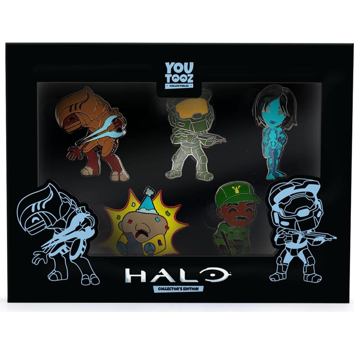 Set de 5 Pines de Esmalte Halo Youtooz - Master Chief y Cortana