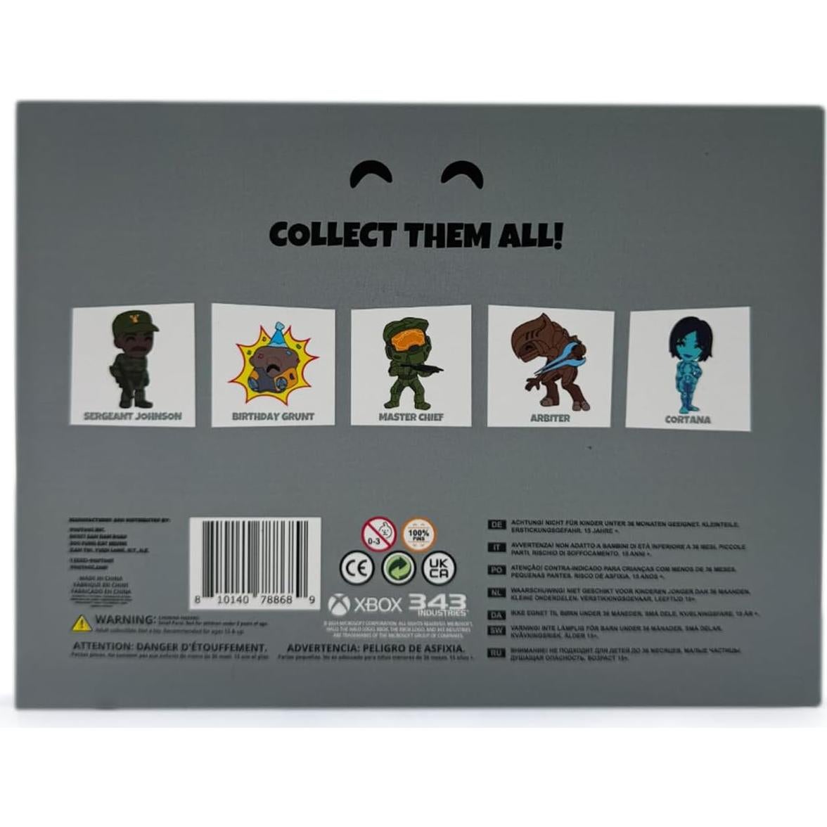 Set de 5 Pines de Esmalte Halo Youtooz - Master Chief y Cortana