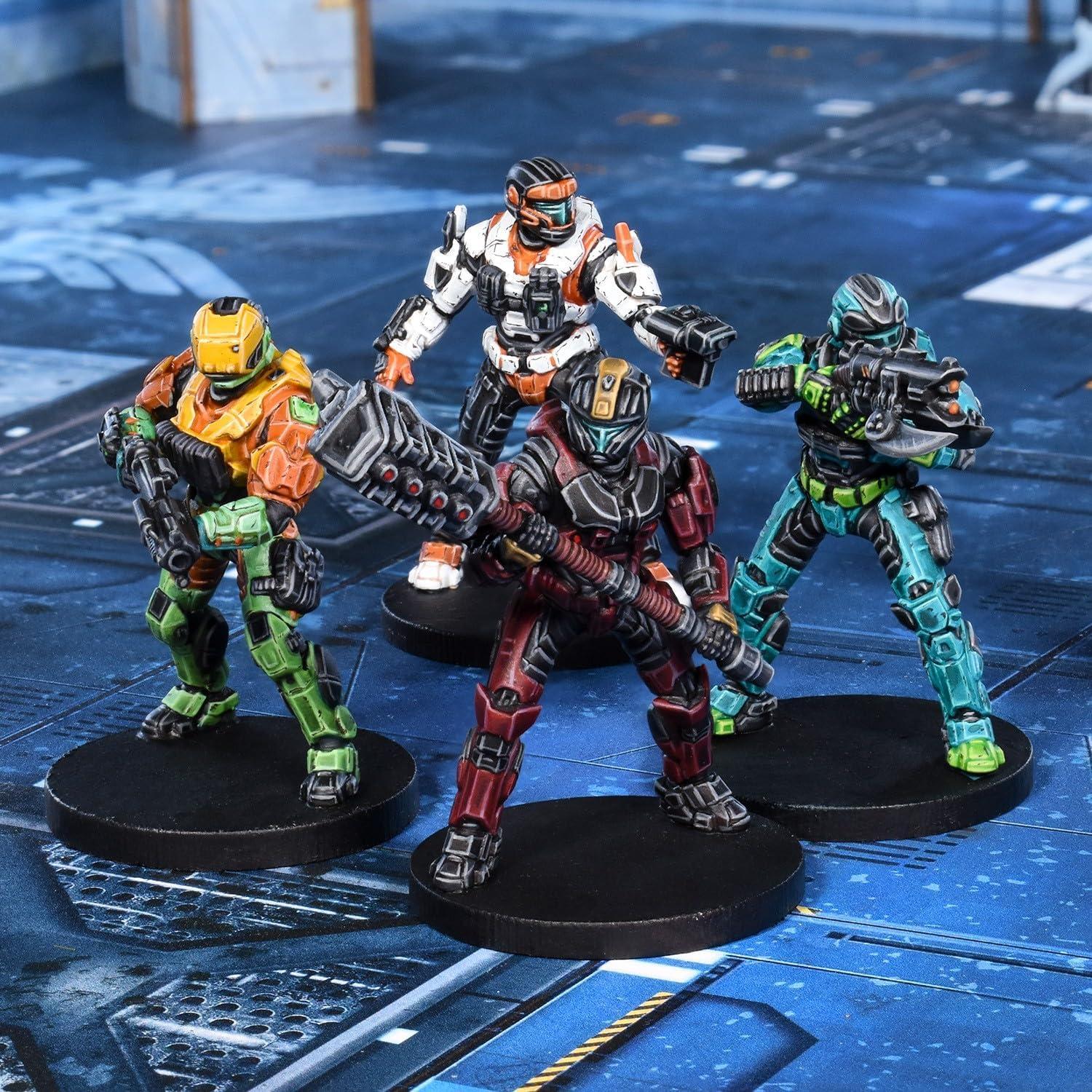 Paquete Fireteam Cerberus Mantic Halo: Flashpoint - 4 Miniaturas