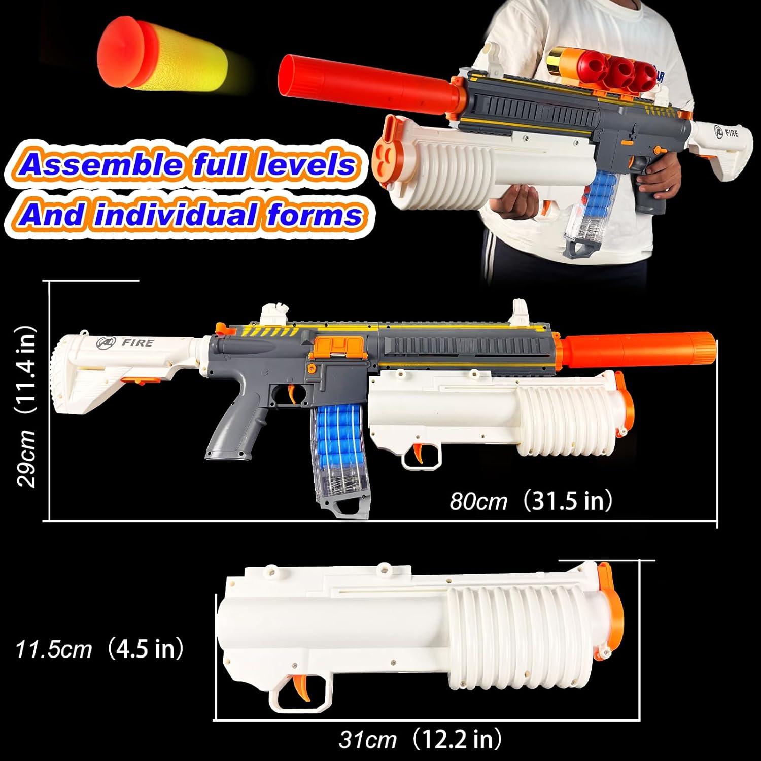 Pistola de Juguete Automática Yingbao EG-014-E con Lanzador de Granadas