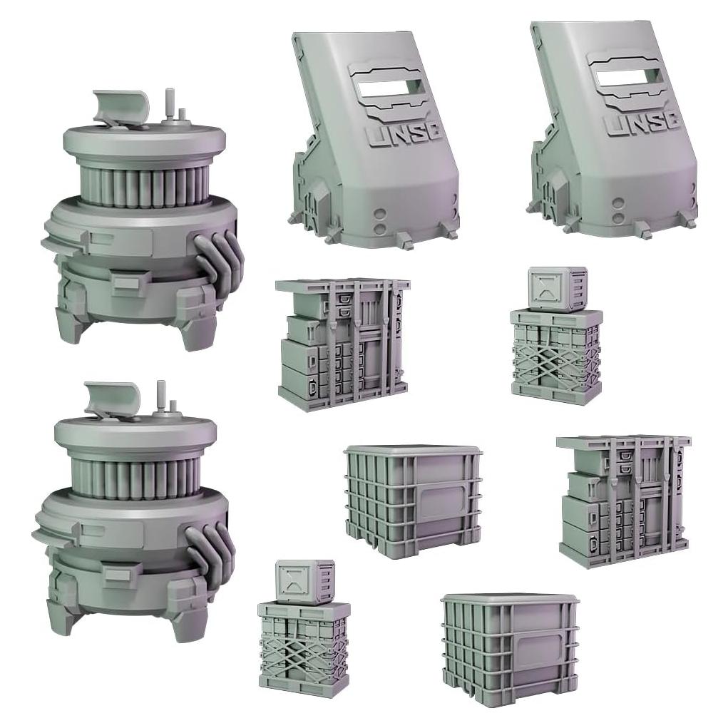Conjunto de Escenografía UNSC Mantic para Halo: Flashpoint