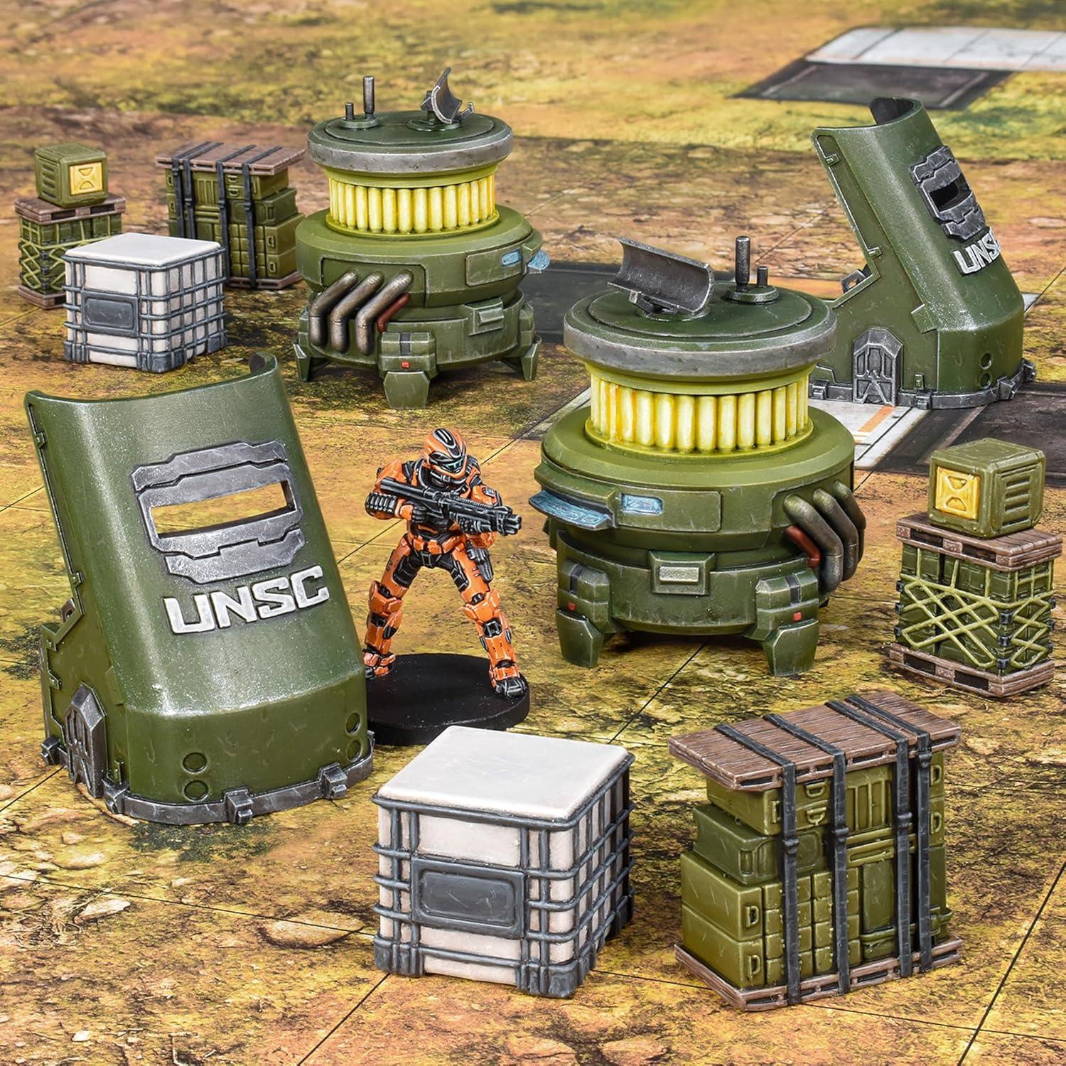 Conjunto de Escenografía UNSC Mantic para Halo: Flashpoint