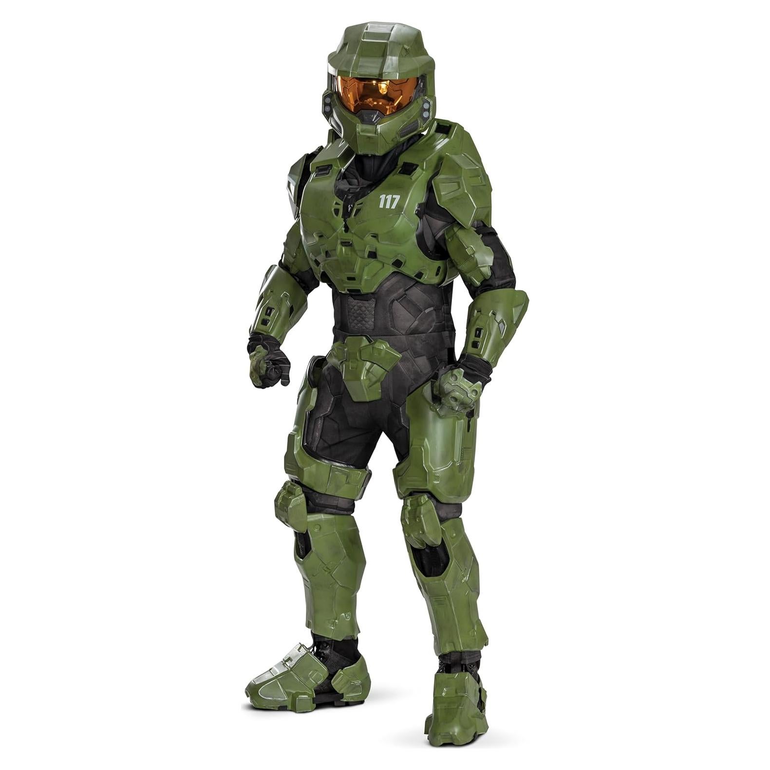 Disfraz Maestro Jefe Halo para Niños Grande con Armadura LED