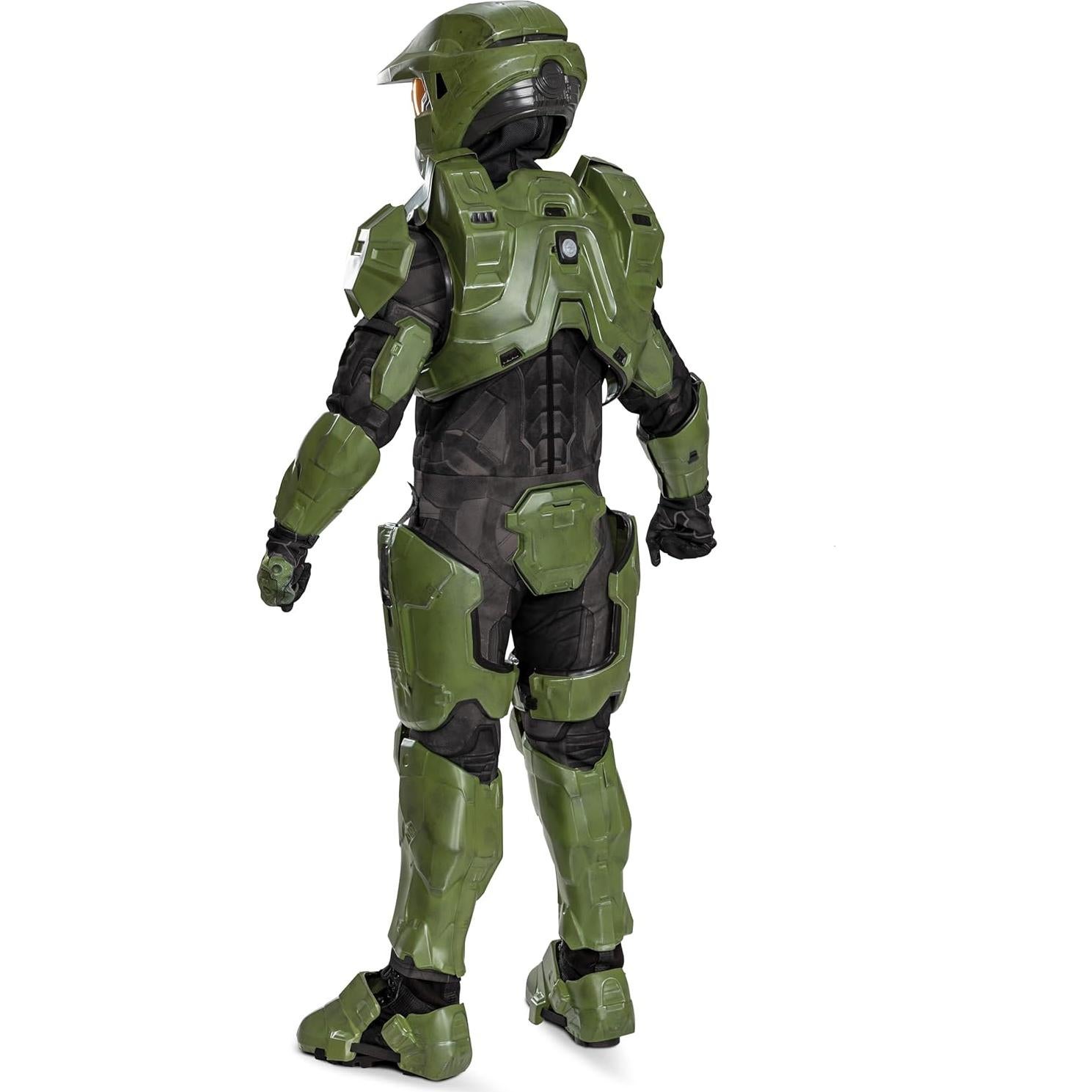 Disfraz Maestro Jefe Halo para Niños Grande con Armadura LED