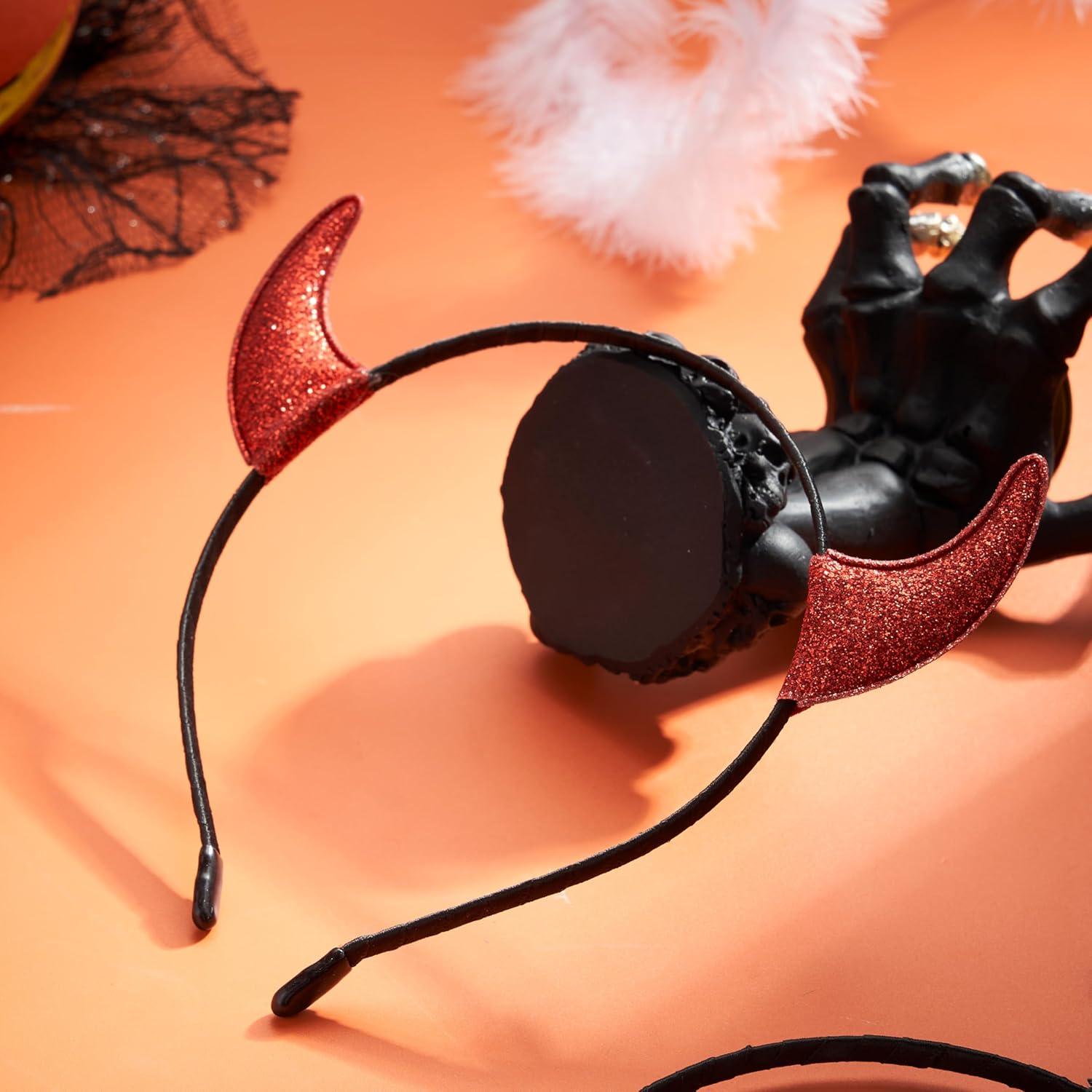 Conjunto Diademas Halloween Ángel y Diablo Spooktacular