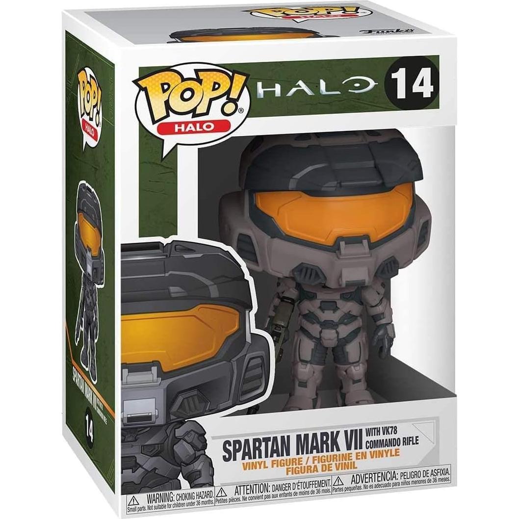 Funko Pop! Halo Infinite - Spartan Mark VII con VK78, 9.5 cm