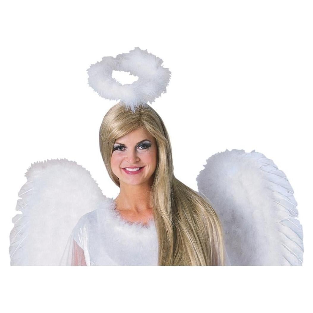 Halo de Ángel Unisex Rubie's de Marabú Blanco