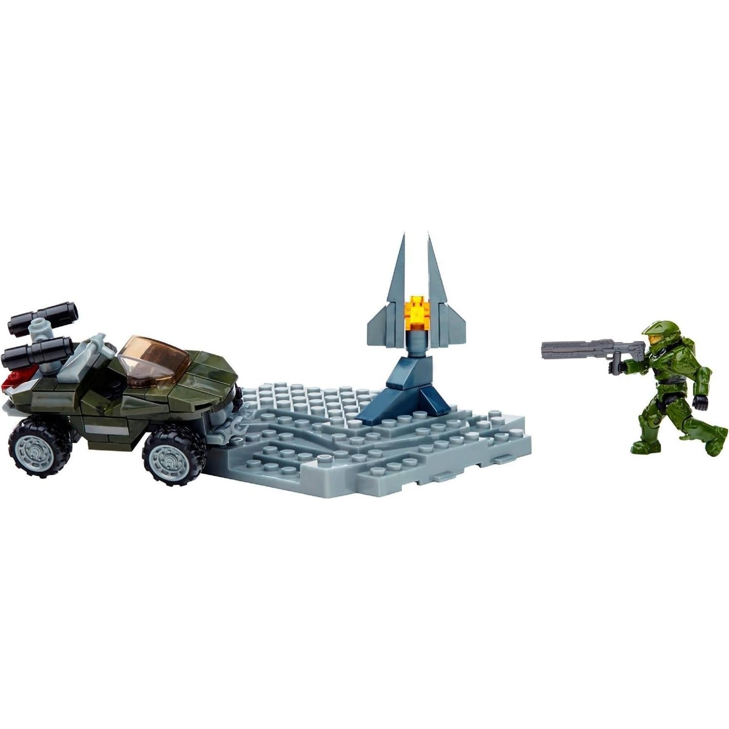 Mega Bloks Halo Warthog M12R - Construcción 97216