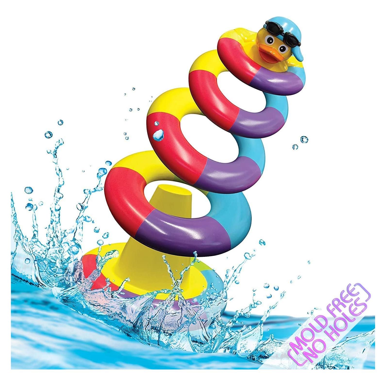 Juguetes de baño apilables Elegant Boards para bebés 1-3 años