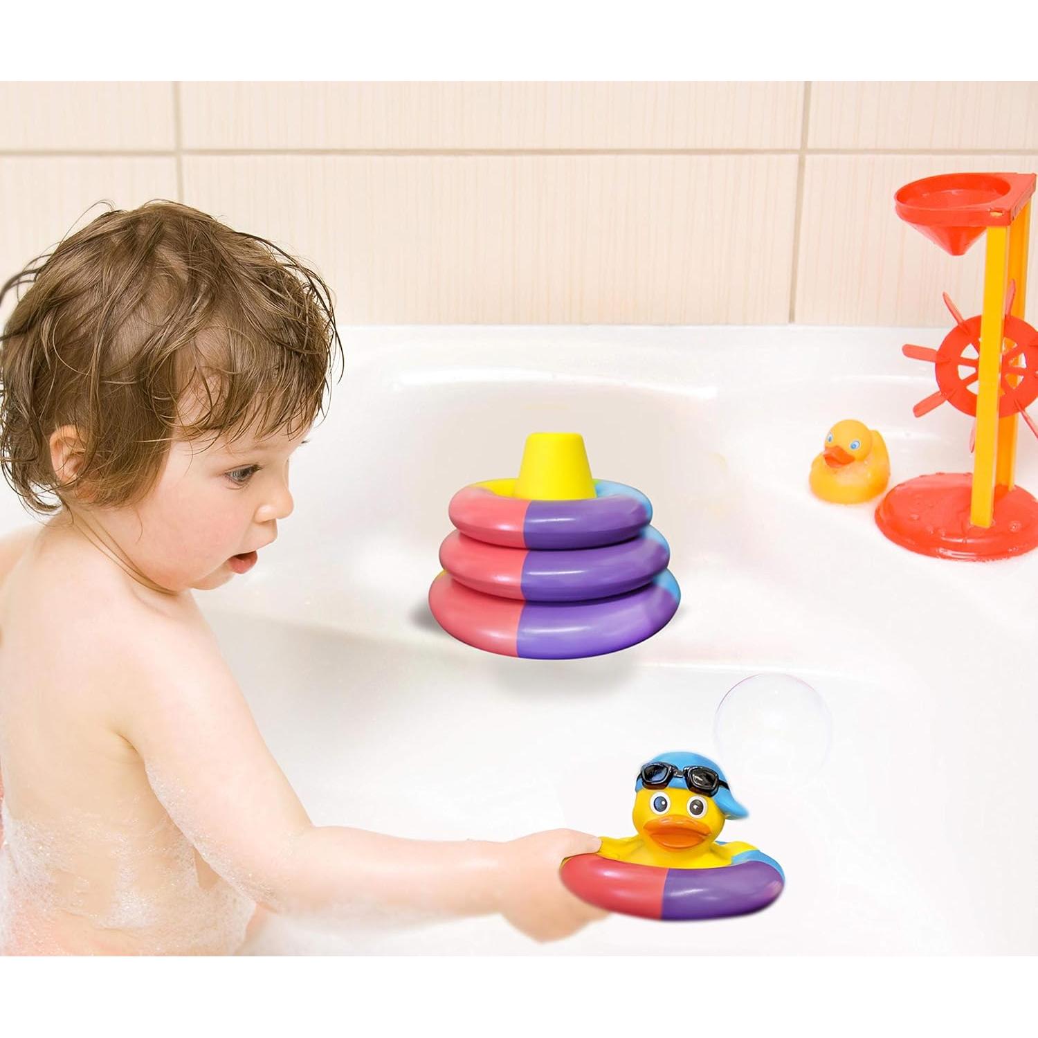 Juguetes de baño apilables Elegant Boards para bebés 1-3 años