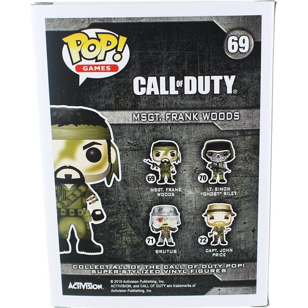 Figura de Acción Funko POP Call of Duty MSGT Frank Woods