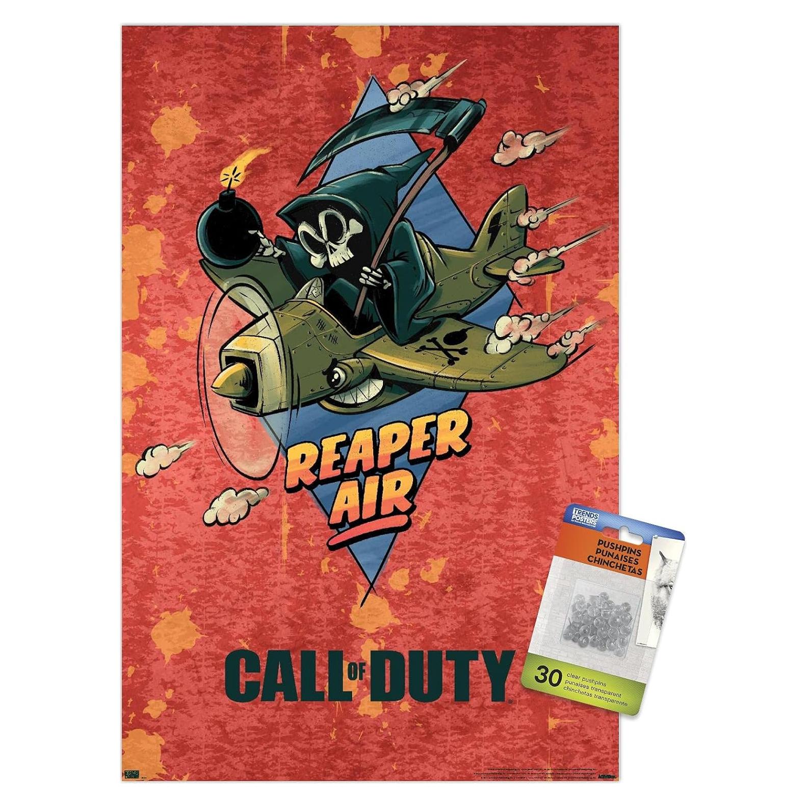Póster de pared Call of Duty Vanguard Reaper Air 37.4x56.7cm