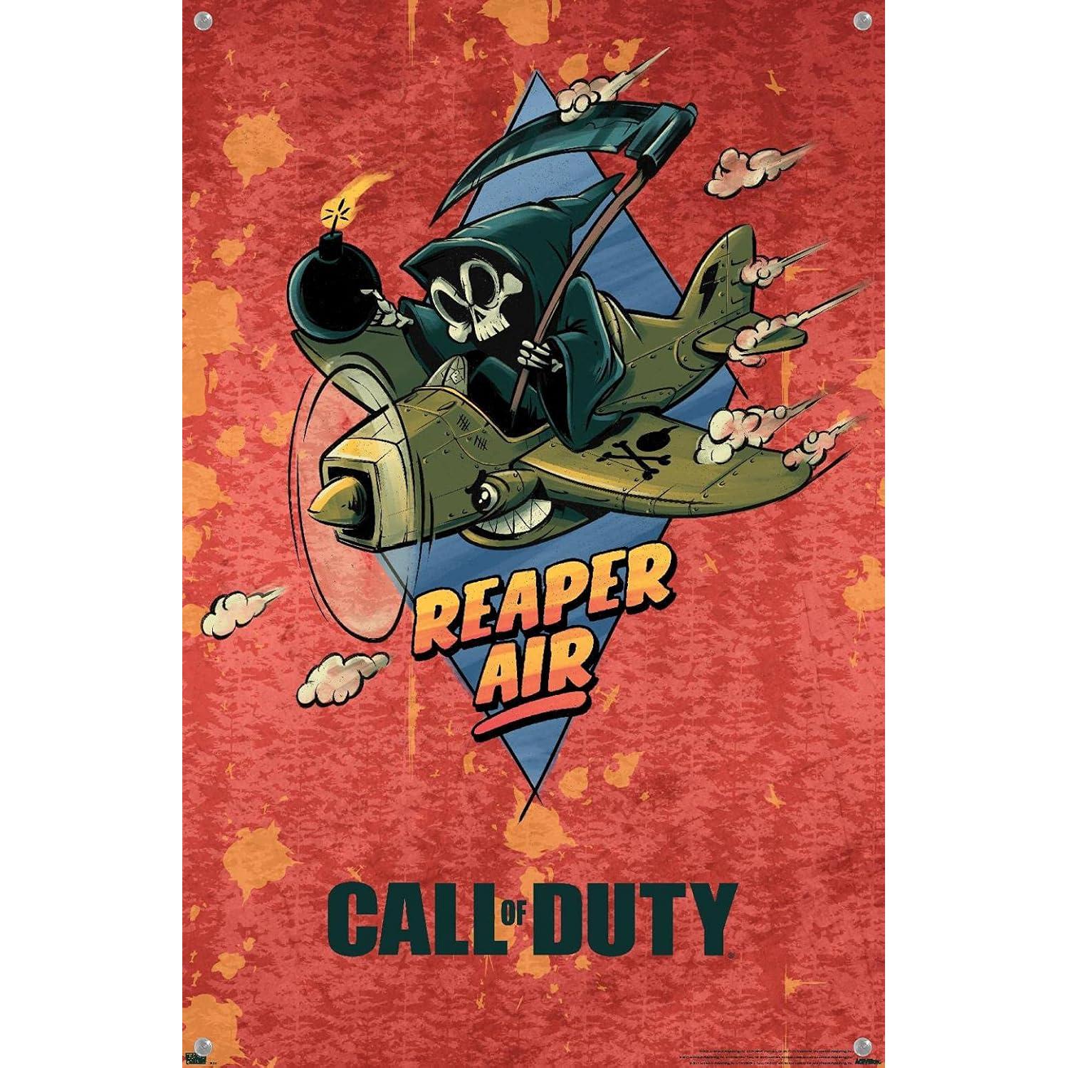 Póster de pared Call of Duty Vanguard Reaper Air 37.4x56.7cm