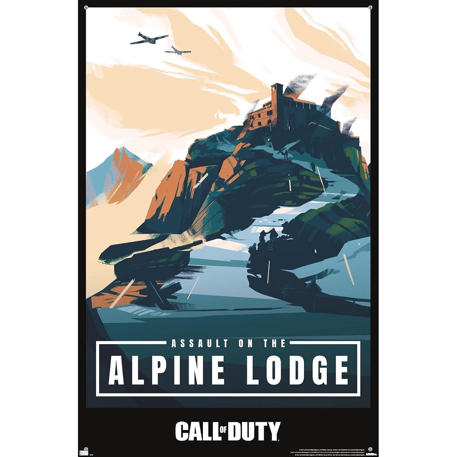 Póster de pared Call of Duty: Vanguard Alpine Lodge 56.5x86.4cm