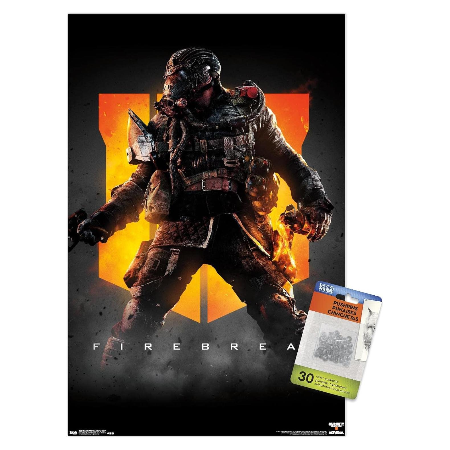 Póster de pared Call of Duty Black Ops 4 Trends 37.4x56.7cm