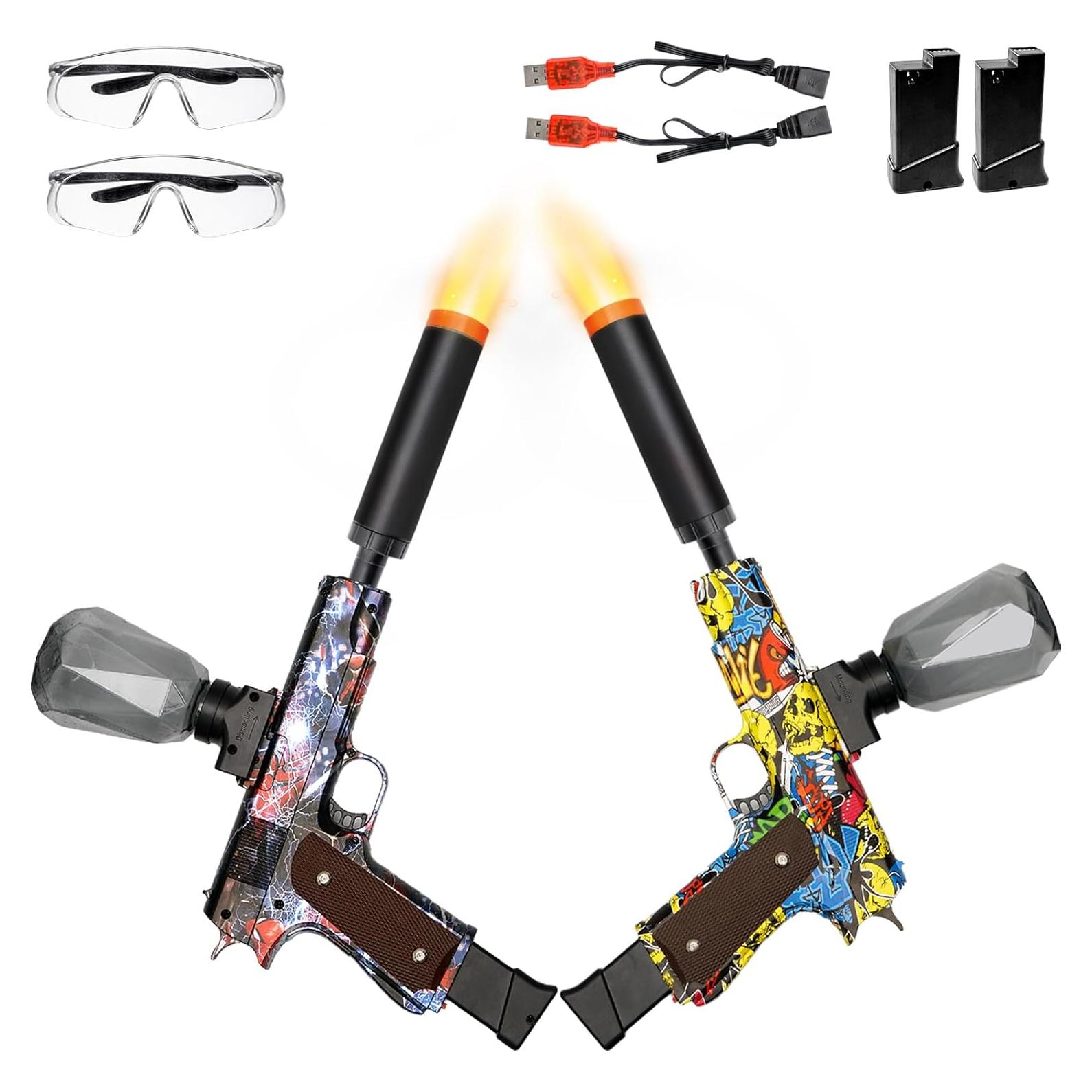 Juegos de Juguetes Blaster Eléctricos LAZZAROU - 2 Unidades