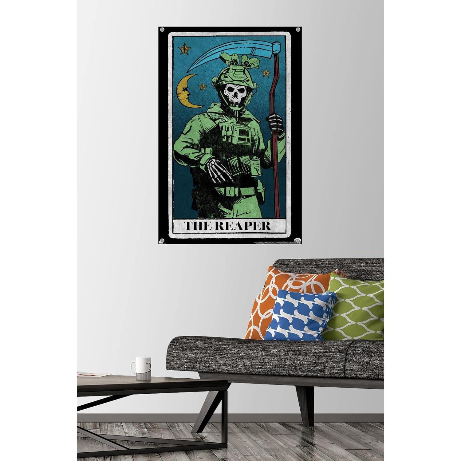 Cartel de Pared Call of Duty Modern Warfare 2 Ghost 56.5x86.4cm