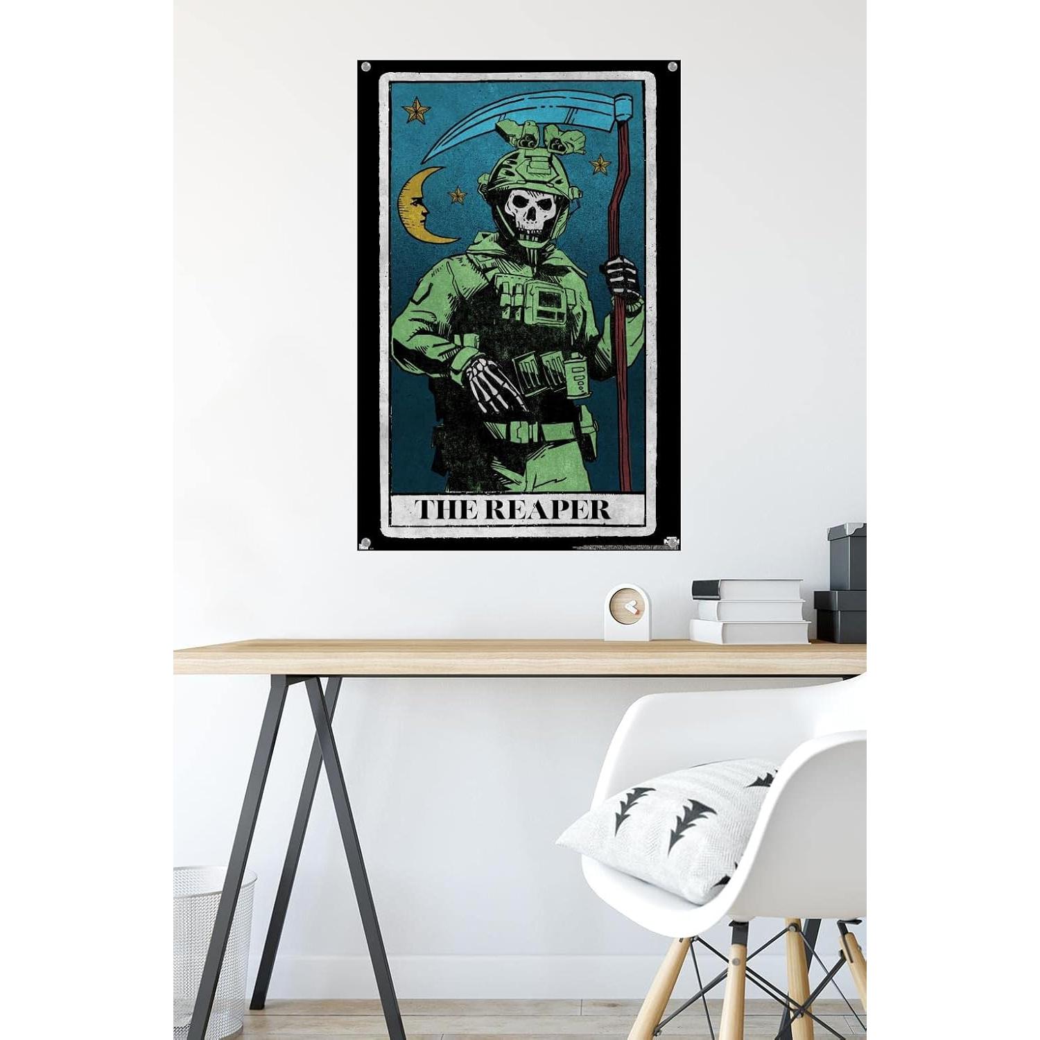 Cartel de Pared Call of Duty Modern Warfare 2 Ghost 56.5x86.4cm