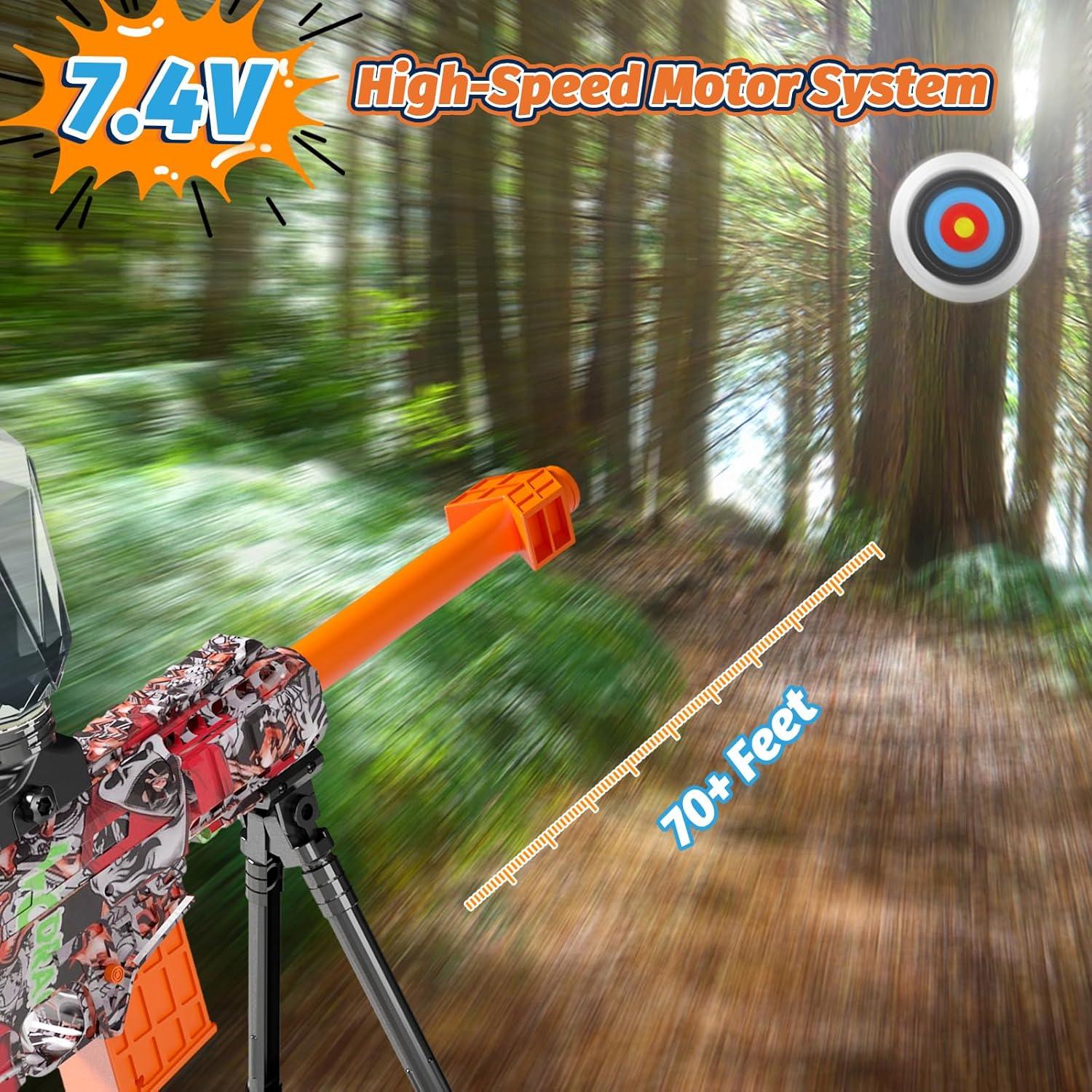 Paquete de 2 Blasters Eléctricos LAZZAROU - 11 Disparos/Sec, 0.54 kg