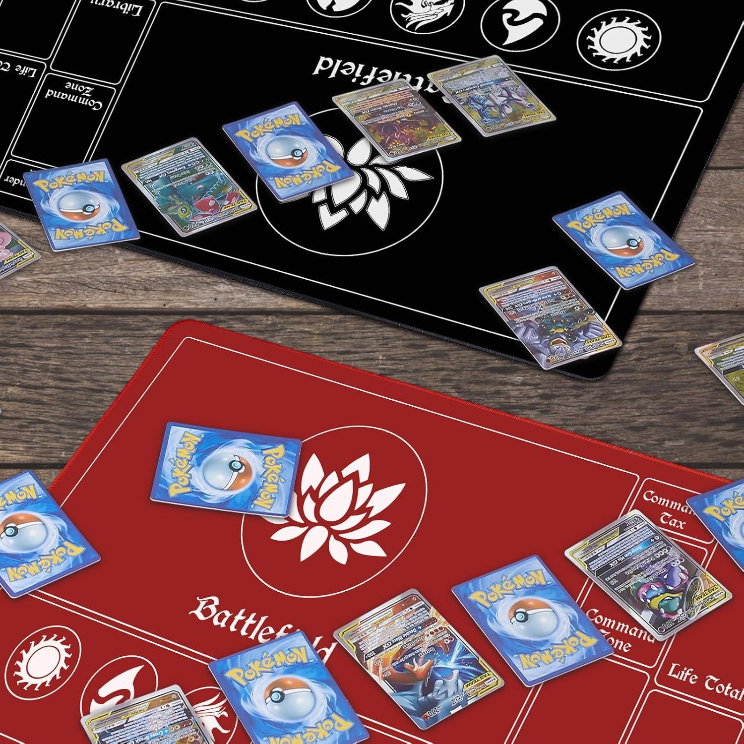 Tapete de Juego MTG Cosido 61x36 cm con Zonas Mágicas