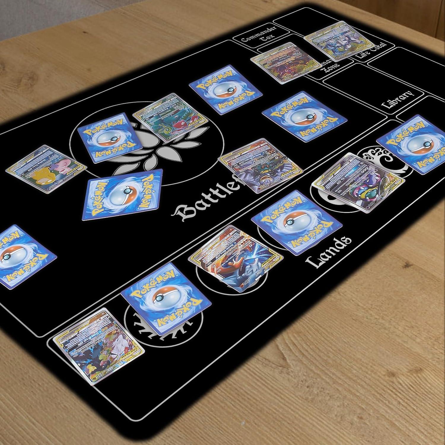 Tapete de Juego MTG Cosido 61x36 cm con Zonas Mágicas