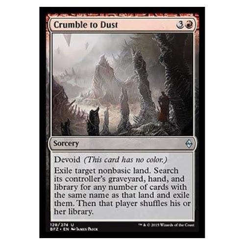 Magic The Gathering - Crumble to Dust (128/274) - Battle for Zendikar